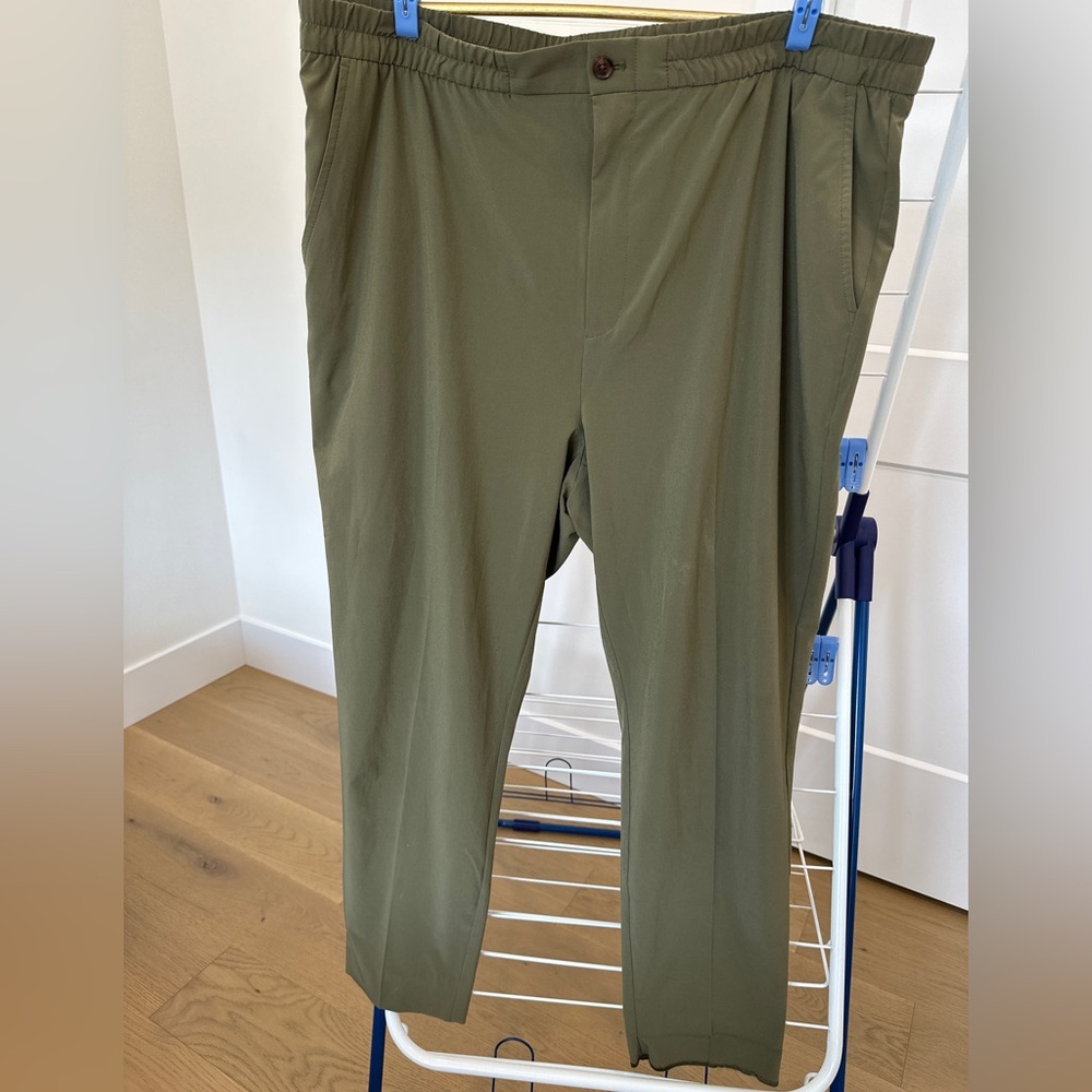 Banana Republic Olive Green Straight Leg Pants